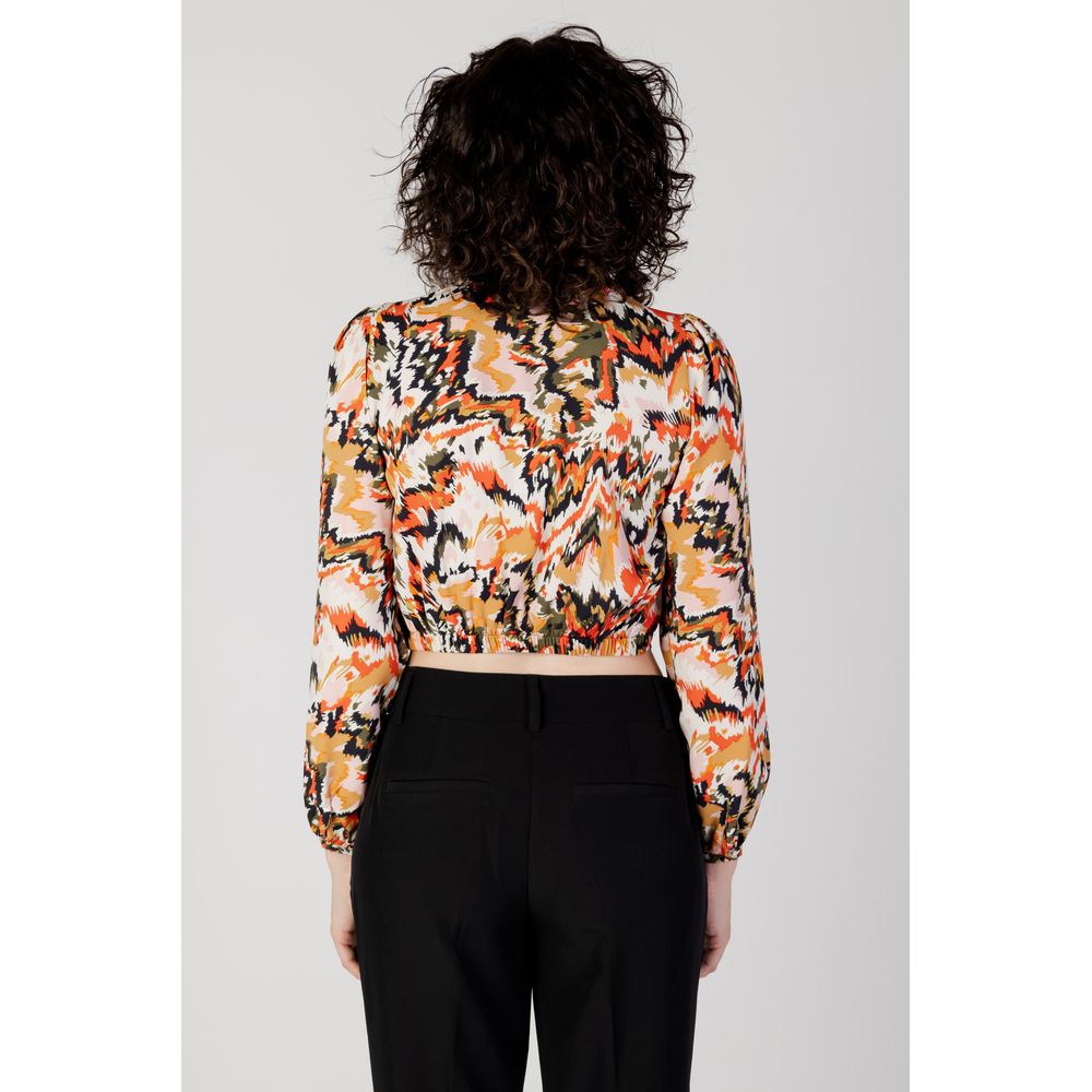 Only Orangefarbene Polyester-Bluse