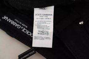 Dolce & Gabbana Schwarze Baumwoll-Stretch-Skinny-Denim-Jeans