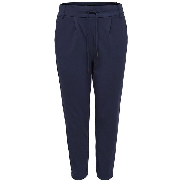 Only Blaue Viskose-Hose im Casual-Look