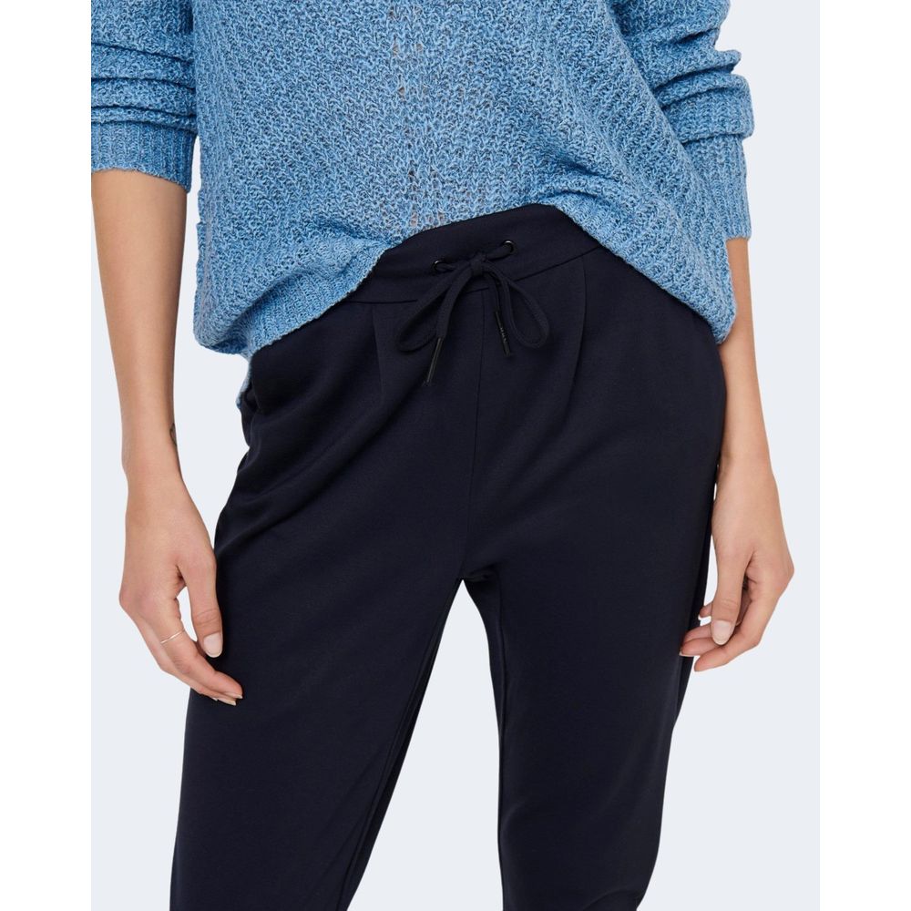 Only Blaue Viskose-Hose