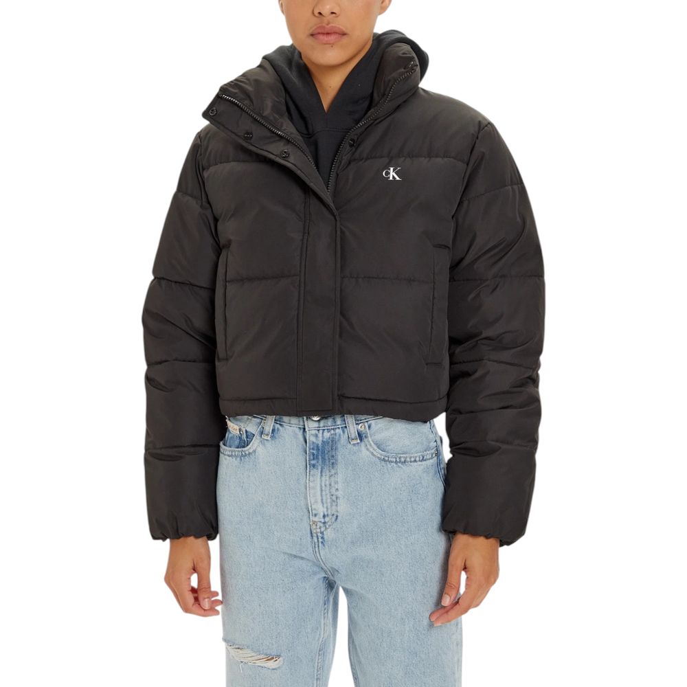 Calvin Klein Jeans Schwarze Polyester Jacken & Mantel