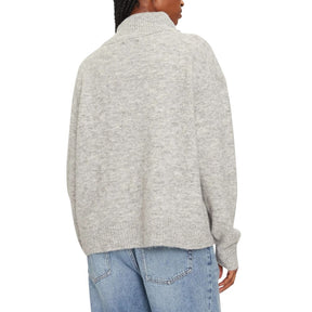 Calvin Klein Jeans Graue Polyester-Strickjacke