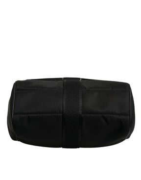 Dolce & Gabbana Braune Leopard Print Lacquard Nylon Sicily Tote Bag