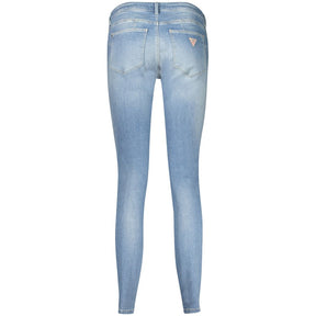 Guess Jeans Hellblaue Baumwolljeans & Hose