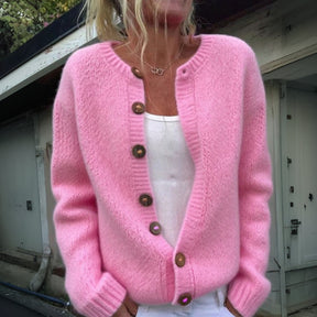 Sweet Plain Long Sleeve Cardigan - Dein eleganter Begleiter für jede Jahreszeit