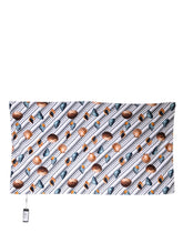 Dolce & Gabbana Multicolor Stripes Seashells Strandtuch