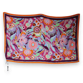 Dolce & Gabbana Multicolor Floral Print Baumwolle Strandtuch