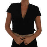 Dolce & Gabbana Schwarze Kurzblazer-Jacke