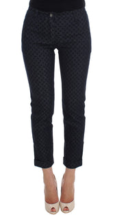 Dolce & Gabbana Gepunktete schmale Caprihose
