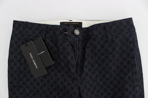 Dolce & Gabbana Gepunktete schmale Caprihose