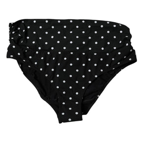 Dolce & Gabbana Schwarzer Polka Dot Badeanzug Bikini Bottom Badebekleidung
