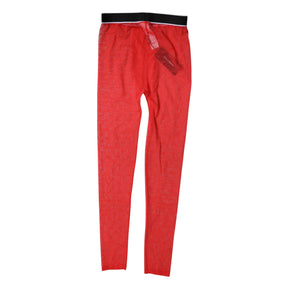 Dolce & Gabbana Rote Logo Spitze Dessous Enge Hose Unterwäsche