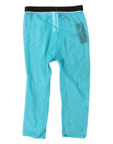 Dolce & Gabbana Hellblaue DG Logo Nylon Cropped Strumpfhose Unterwäsche