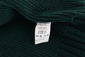 Dolce & Gabbana Grüner Strick-Cardigan aus Kaschmir