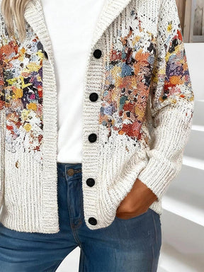 Herbstlicher Comfy Hoodie Cardigan - Stil trifft Komfort für kühle Tage