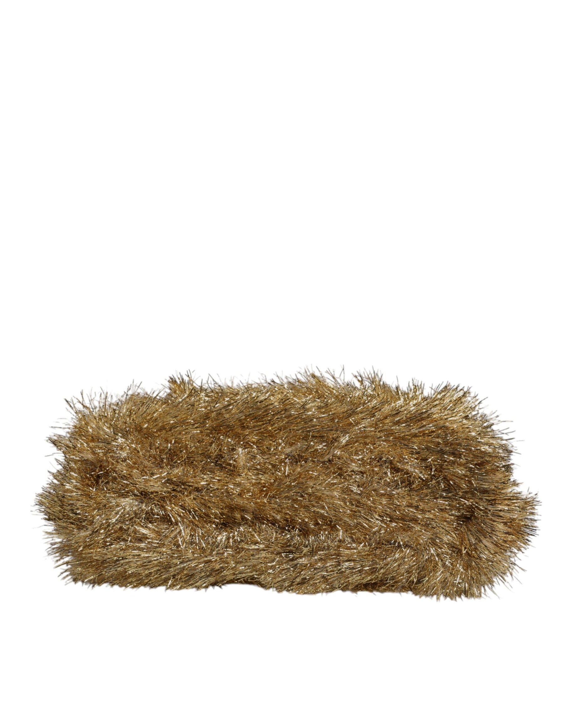 Dolce & Gabbana Gold Vanda Kettenband Flitter Kristall Abend Clutch Tasche