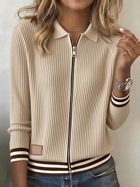 Chic Collared Long Sleeve Cardigan - Ihr stilvoller Begleiter für den Herbst