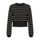 Only Schwarzer Baumwollpullover