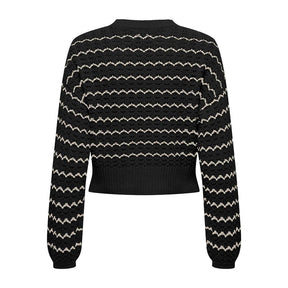 Only Schwarzer Baumwollpullover