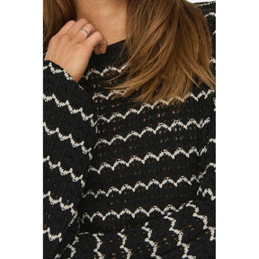 Only Schwarzer Baumwollpullover