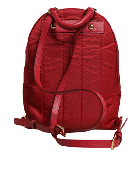 Dolce & Gabbana Rot #DGFAMILY VULCANO Verschönerung Rucksack Tasche