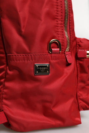 Dolce & Gabbana Rot #DGFAMILY VULCANO Verschönerung Rucksack Tasche