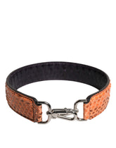 Dolce & Gabbana Schwarz Beige Exotische Ledertasche Schulterriemen