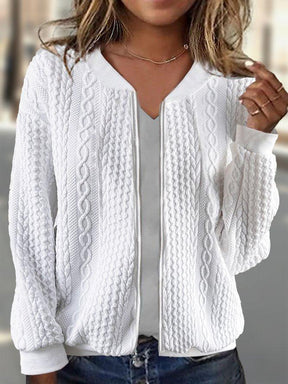 Unique Plain Long Sleeve Outerwear: Herbstserwachen mit Stil & Komfort