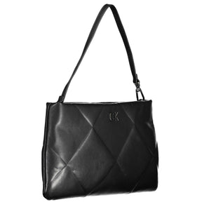 Calvin Klein Schwarze Polyester Handtasche