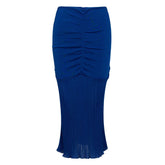 Tom Ford Midi aus blauer Viskose