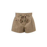 Dolce & Gabbana Beigefarbene Baumwoll-Bermudas