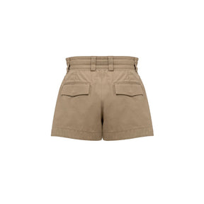 Dolce & Gabbana Beigefarbene Baumwoll-Bermudas