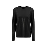 Tom Ford Schwarzes Viskose-Langarmshirt