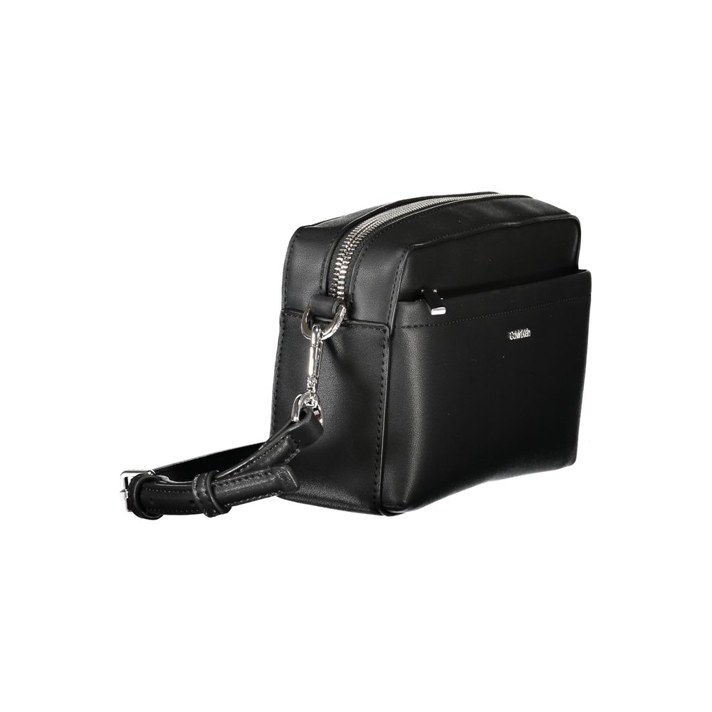 Calvin Klein Schwarze Polyester-Handtasche