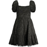 Guess Jeans Schwarzes Baumwollkleid für Frauen