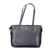 Tommy Hilfiger Blaue Polyester-Handtasche