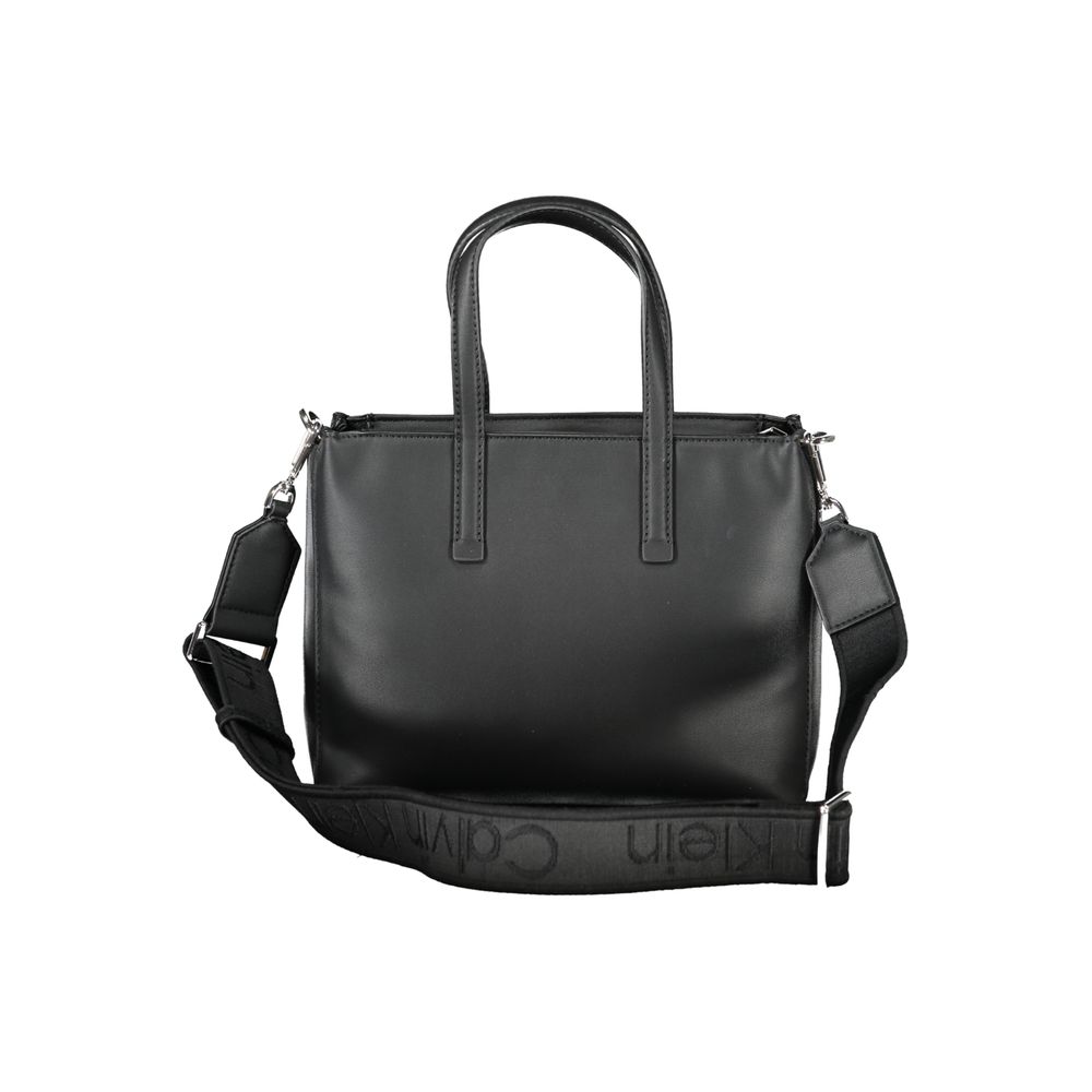 Calvin Klein Schwarze Polyester-Handtasche