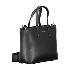 Calvin Klein Schwarze Polyester-Handtasche