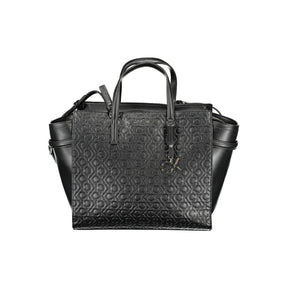 Calvin Klein Schwarze Polyester-Handtasche