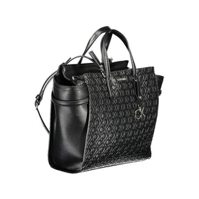 Calvin Klein Schwarze Polyester-Handtasche