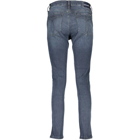 Calvin Klein Blaue Baumwolle Frauen Jeans
