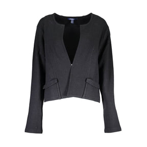 Gant Schwarze Strickjacke aus Wolle für Frauen