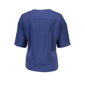 Gant Unisex-T-Shirt aus blauer Baumwolle