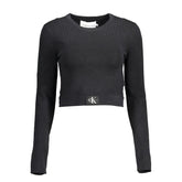 Calvin Klein Schwarzer Lyocell-Pullover für Frauen