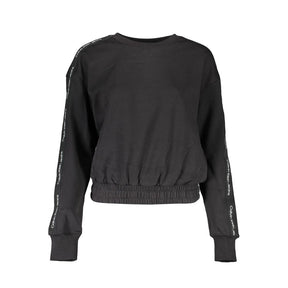 Calvin Klein Schwarzer Baumwollpullover für Frauen
