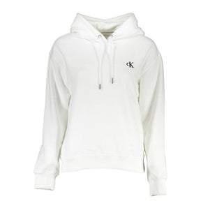 Calvin Klein Weißer Baumwollpullover