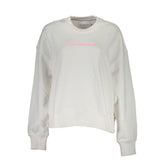 Calvin Klein Weißer Baumwollpullover