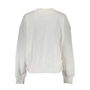 Calvin Klein Weißer Baumwollpullover