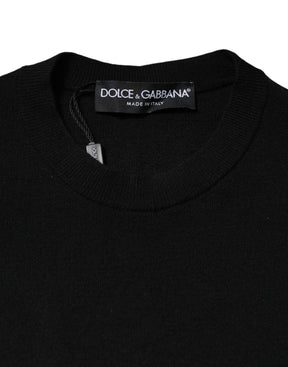 Dolce & Gabbana Schwarzes langärmeliges Bodycon Etuikleid