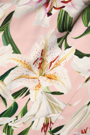 Dolce & Gabbana Mehrfarbiges Tank-Top mit Blumendruck und Rundhalsausschnitt
